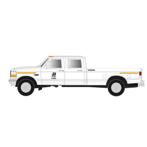 Atlas ~ N Scale ~ 1992 Ford F-250 + F-350 set ~ Burlington Northern ~ 60000188