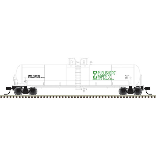 Atlas ~ HO Scale ~ 20,700 Gallon Tank Car ~  Publishers Paper GATX #99492 ~ 20008291