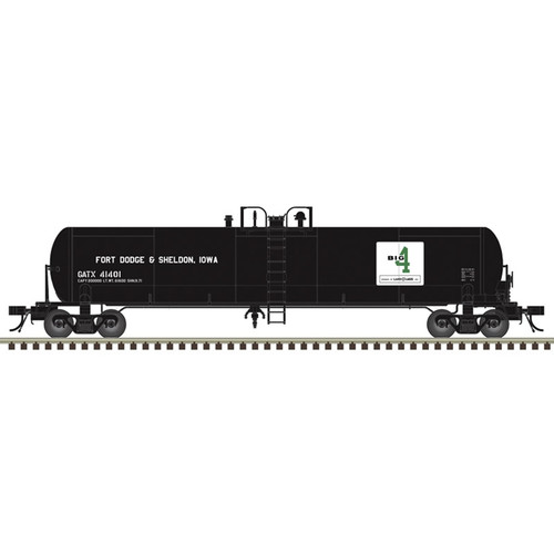 Atlas ~ HO Scale ~ 20,700 Gallon Tank Car ~ Big 4 GATX #41401 ~ 20008295