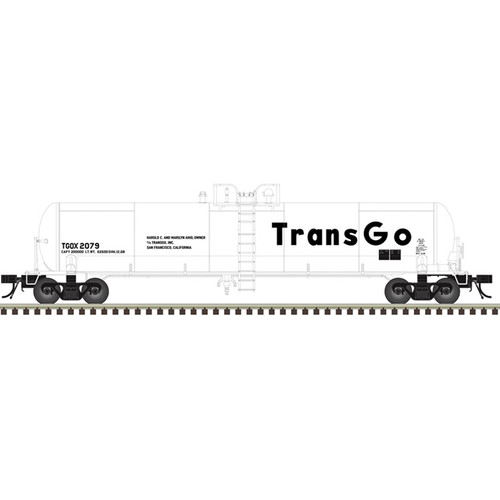 Atlas ~ HO Scale ~ 20,700 Gallon Tank Car ~ TransGo TGOX #2079 ~ 20008298