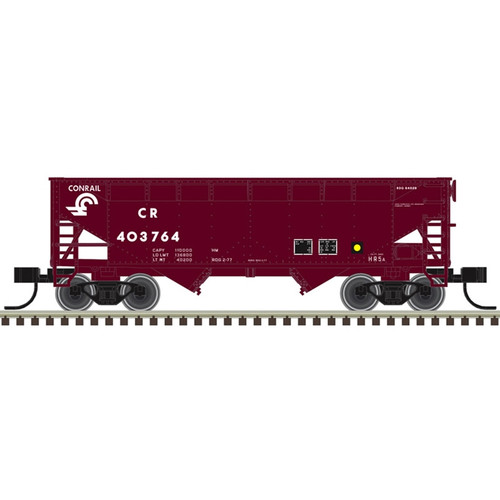 Atlas ~ HO Scale ~ Trainman ~ 2-Bay Offset Side Hopper ~ Conrail #403764 ~ 20008503