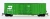 Moloco ~ HO Scale ~ ACF 50' Hi-cube non-Waffle Boxcar ~ Burlington Northern #376012 ~ 60013-92