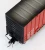Moloco ~ HO Scale ~ ACF 50' Hi-cube non-Waffle Boxcar ~ Santa Fe #46197 ~ 60002