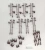 Moloco ~ HO Scale ~ Brainerd Style Ladder-Grabs Kit ~ Metallic Brown ~ 2 Sets ~ LD-0701
