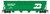 Walthers Mainline ~ HO Scale ~ ACF 5250 4-Bay Centerflow Covered Hopper ~ Burlington Northern #460001 ~ 910-49226
