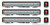 Rapido ~ HO Scale ~ Lighted ~ Hawker Siddeley Tempo Train ~ 3 Car Set #2 ~ Canadian National ~ 9062002