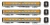 Rapido ~ HO Scale ~ Lighted ~ Hawker Siddeley Tempo Train ~ 3 Car Set #2 ~ Denver & Rio Grande Western ~ 9062006
