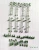 Moloco ~ HO Scale ~ Brainerd Style Ladder-Grabs Kit ~ Cascade Green ~ 2 Sets ~ LD-0701