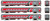 Rapido ~ HO Scale ~ Comet II Commuter Cars ~ ConnDOT Set #1 ~ 1084001