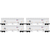 Micro Trains ~ N Scale ~ ACF 3-Bay Covered Hopper ~ 4-Pack ~ Union Pacific (Ex-SSW) ~ 983102296