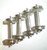 Cal Scale ~ HO Scale ~ 36" Non-Magnetic Nickel-Plated Wheelset ~ 4-Pack ~ 453