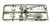 Cal Scale ~ HO Scale ~ Spine Car Trailer Hitches ~ 609