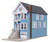 Walthers Trainline ~ N Scale ~ Painted Lady House Victorian House ~ 931-1053