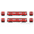 Rapido ~ HO Scale ~ TTC G-Class Subway ~ A-B 2-Car Train #2 ~ Toronto Transit Commission TTC #5098, #5099 ~ DC/DCC Sound ~ 206503
