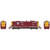 Athearn Genesis ~ HO Scale ~ GP7 ~ Rock Island RI #1263 ~ Primed For Grime ~ DCC Sound ~ 2290