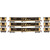 Athearn ~ HO Scale ~ 52' Mill Gondola ~ 3-Pack ~ Railgon GONX #310059, #310075, #310078 ~ Primed For Grime ~ 2719