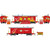 Athearn ~ HO Scale ~ Bay Window Concession Caboose ~ Popcorn Palace ~ 2262