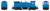 Rapido artwork - Industrial Blue (Painted, Unlettered) SW10