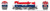 Rapido ~ HO Scale ~ MLW S-13 ~ British Columbia Railway BCOL #1003 ~ Red/White/Blue Hockey Stick Scheme ~ DCC Sound ~ 36507