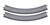 Kato ~ N Scale ~ UniTrack ~ Concrete Tie Single Track Curved Viaduct 13 3/4" Radius 45° ~ 2 pcs ~ 20-532