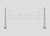 Märklin ~ HO Scale ~ Catenary Cross Span Assembly ~ 4 Tracks ~ 74132