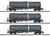 Märklin ~ HO Scale ~ AC 3-Rail ~ Type Zacns Tank Car Set ~ Ermewa/Millet ~ 3 Cars ~ 47551