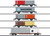 Märklin ~ HO Scale ~ AC 3-Rail ~ Container Transport Car Set ~ DB ~ 5 Cars With Containers ~ 47680