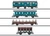 Märklin ~ HO Scale ~ AC 3-Rail ~ Construction Train Car Set ~ DB ~ 4 Cars ~ Weathered ~ 46690