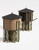 Archistories ~ Z Scale ~ Steel – Dark Brown Water Tower Kit ~ 105251