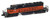 American Z Line ~ Z Scale ~ EMD SD40-2 ~ Milwaukee Road MILW #187 ~ DC Version ~ 64204-2