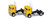 American Z Line ~ Z Scale ~ Yellow Cab-Over Truck 2 pack ~ 96106