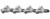 American Z Line ~ Z Scale ~ Silver Hood Truck with Crew Cab 4 pack ~ 96024