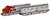 American Z Line ~ Z Scale ~ EMD F7 A-B Set ~ Santa Fe ATSF #300C ~ DC Version ~ 63001-12-SET