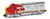 American Z Line ~ Z Scale ~ EMD F7A ~ Santa Fe ATSF #40 ~ DC Version ~ 63001-9