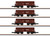 Märklin ~ Z Scale ~ Type OOtz 44 Open Hopper Car Set ~ DB ~ 4 Cars ~ 82710