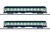 Trix ~ N Scale ~ Orient Express Type B9c9x Sleeping Car Set ~ SNCF ~ 2 Cars ~ 15373