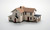 Archistories ~ Z Scale ~ Turn of The Century House ~ White Kit ~ 406191