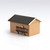 Archistories ~ Z Scale ~ Single Garage Kit ~ Sand ~ 426070-S