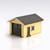 Archistories ~ Z Scale ~ Single Garage Kit ~ Light Yellow ~ 426070-LY