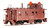 Class One Model Works ~ HO Scale ~ Peaked Roof Caboose ~ 500 Class Wig-Wag ~ Santa Fe ATSF #573 ~ CB00107