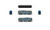 Broadway Limited ~ N Scale ~ EMD F3A-Unpowered F3B Set ~ DCC Sound ~ Demonstrator #754A1, 754B1 ~ 9205