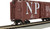 Bachmann ~ HO Scale ~ Northern Pacific #43099 - 40' Box Car ~ 17015
