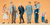 Preiser Kg ~ HO Scale ~ Pedestrians ~ Parents and Grandparents w/ Children ~ 10415
