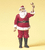 Preiser Kg ~ G Scale ~ Santa Claus/Bell Ringer ~ 45501