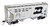 WalthersMainline ~ HO Scale ~ 37' 2980 Cubic-Foot 2-Bay Covered Hopper ~ Ready to Run ~ Burlington Northern #441325 ~ 910-7976