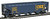 Walthers Trainline ~ HO Scale ~ Offset Hopper ~ Ready to Run ~ CSX Transportation (blue, yellow; Boxcar Logo) ~ 931-1425