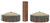 Walthers Cornerstone ~ HO Scale ~ Brick Kilns 2-Pack ~ Kit ~ Each 4-7/8 x 2-7/32" 12.4 x 5.6cm ~ 933-4100