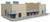 Walthers Cornerstone ~ HO Scale ~ Small Business Center ~ Kit ~ 18-1/4 x 10-7/16 x 5-1/4" 46.3 x 26.5 x 13.3cm as shown ~ 933-4132