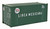 Walthers SceneMaster ~ HO Scale ~ 20' Corrugated Container with Flat Panel ~ Assembled ~ Linea Mexicana ~ 949-8008