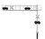 Walthers SceneMaster ~ HO Scale ~ Modern Cantilever Grade Crossing Signal ~ Two-Lane ~ 949-4330